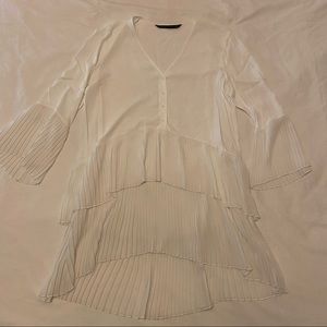 Zara White Blouse
